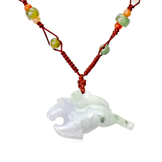 Horse Handmade Jade Necklace Pendant