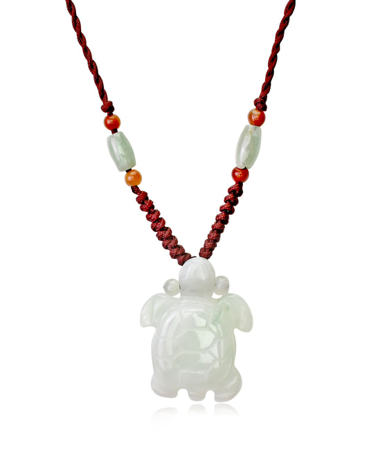 Get Good Luck with Cute Divine Turtle Necklace