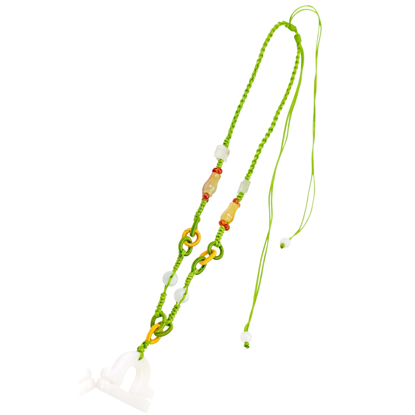 Get the Perfect Get the Perfect Gift for the Libra in Your Life with Jade Necklace made with Lime Cord