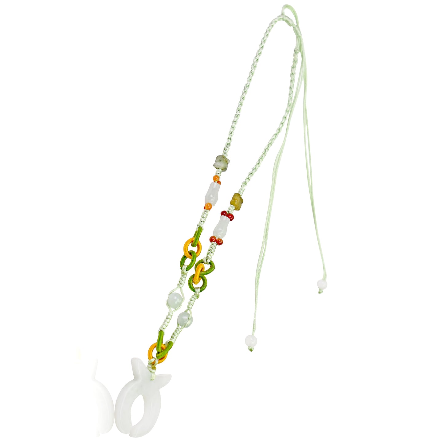 Stand Out with the Taurus Astrology Handmade Jade Necklace made with Sea Green Cord