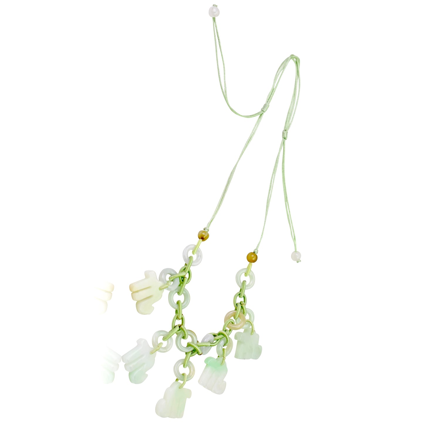 Unleash Your Fierce Side with a Scorpio Handmade Jade Necklace Pendant made with Sea Green Cord