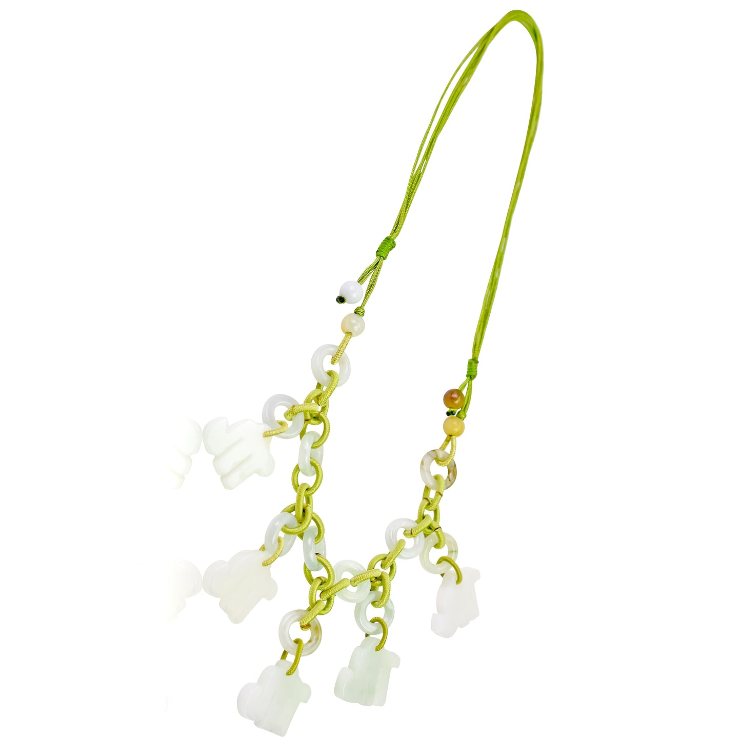 Unleash Your Fierce Side with a Scorpio Handmade Jade Necklace Pendant made with Lime Cord