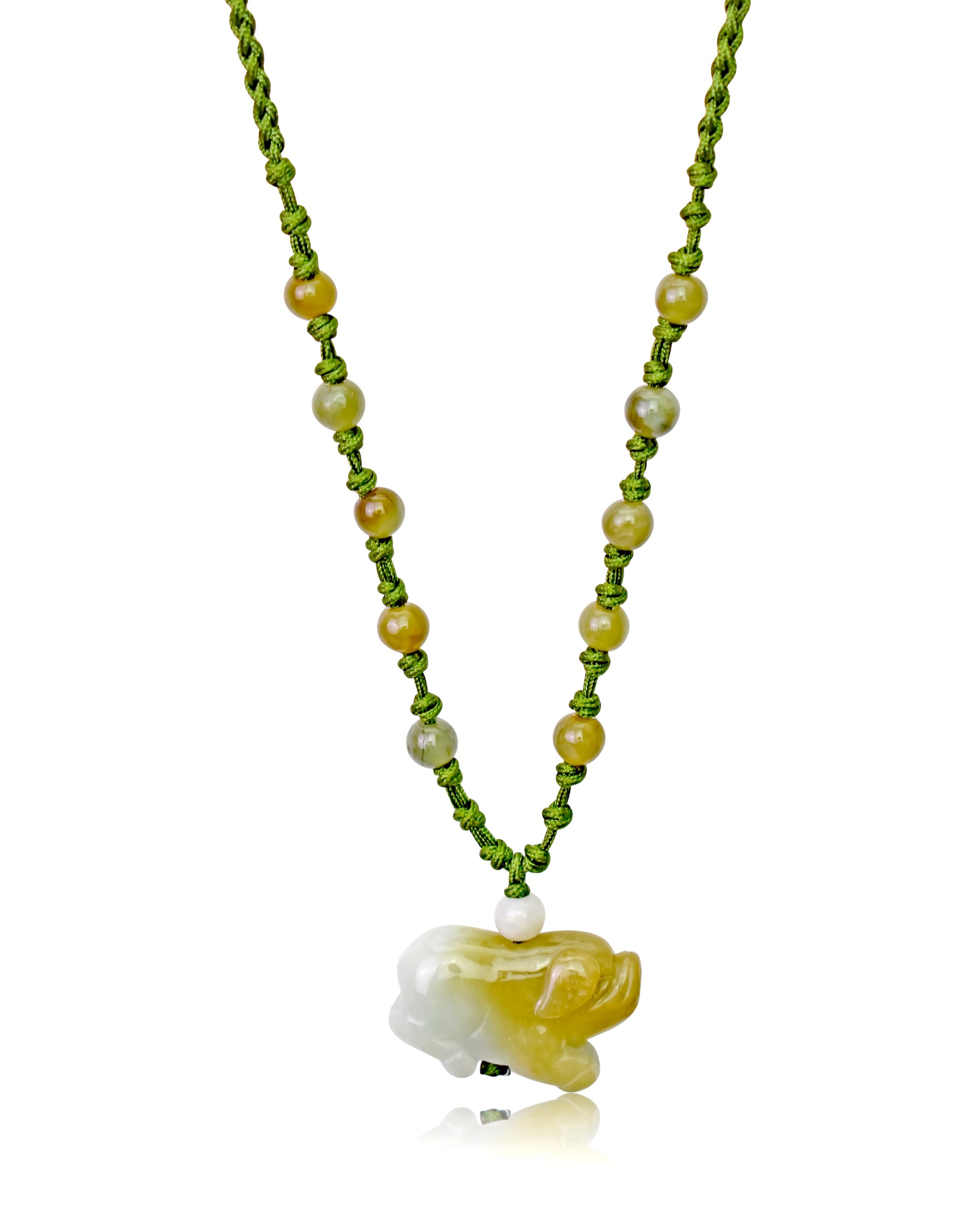 Show Off Your Boar Pride with a Handmade Jade Necklace