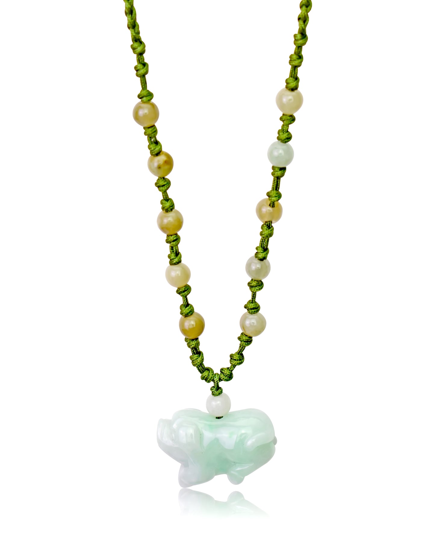 Show Off Your Boar Pride with a Handmade Jade Necklace