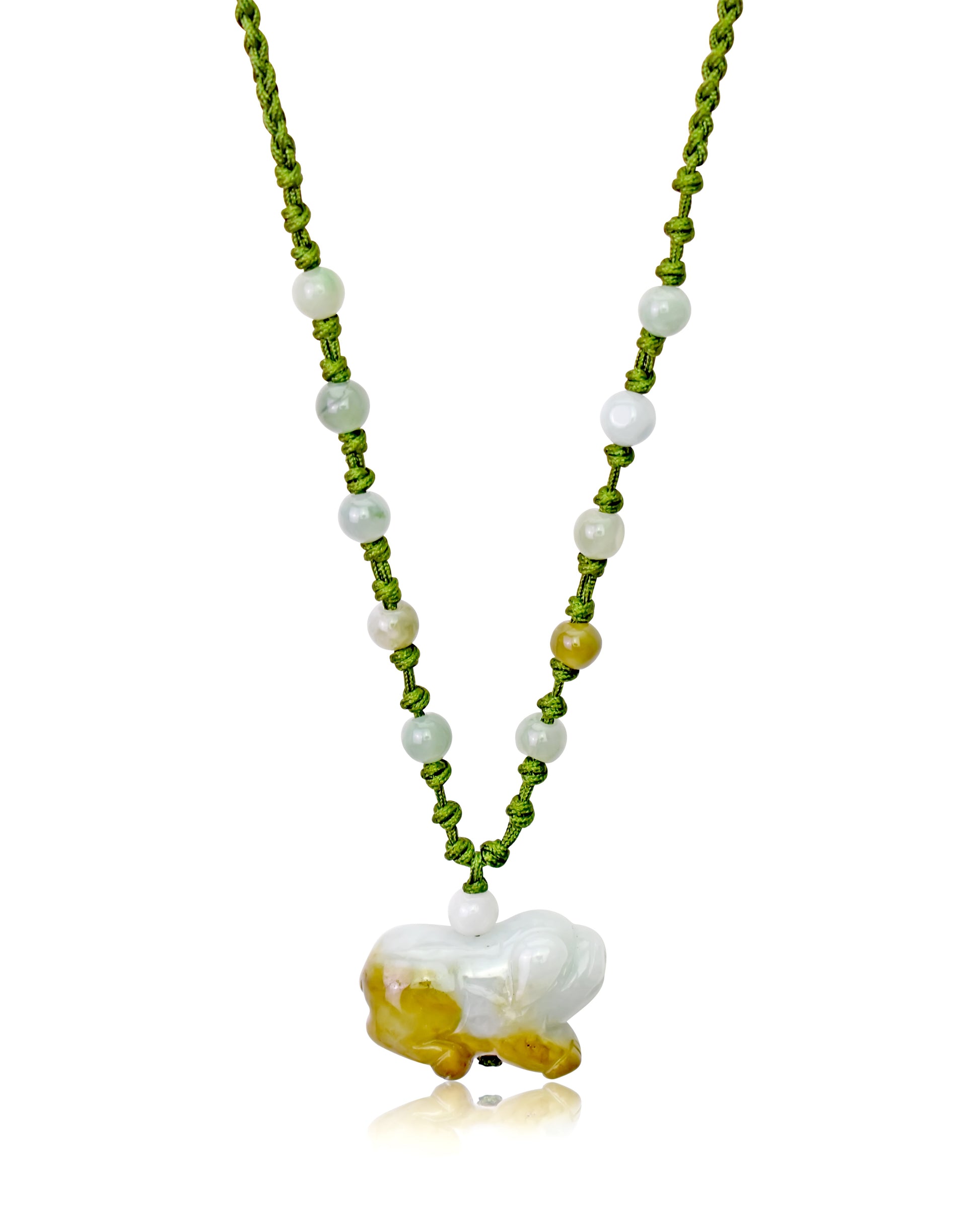 Show Off Your Boar Pride with a Handmade Jade Necklace