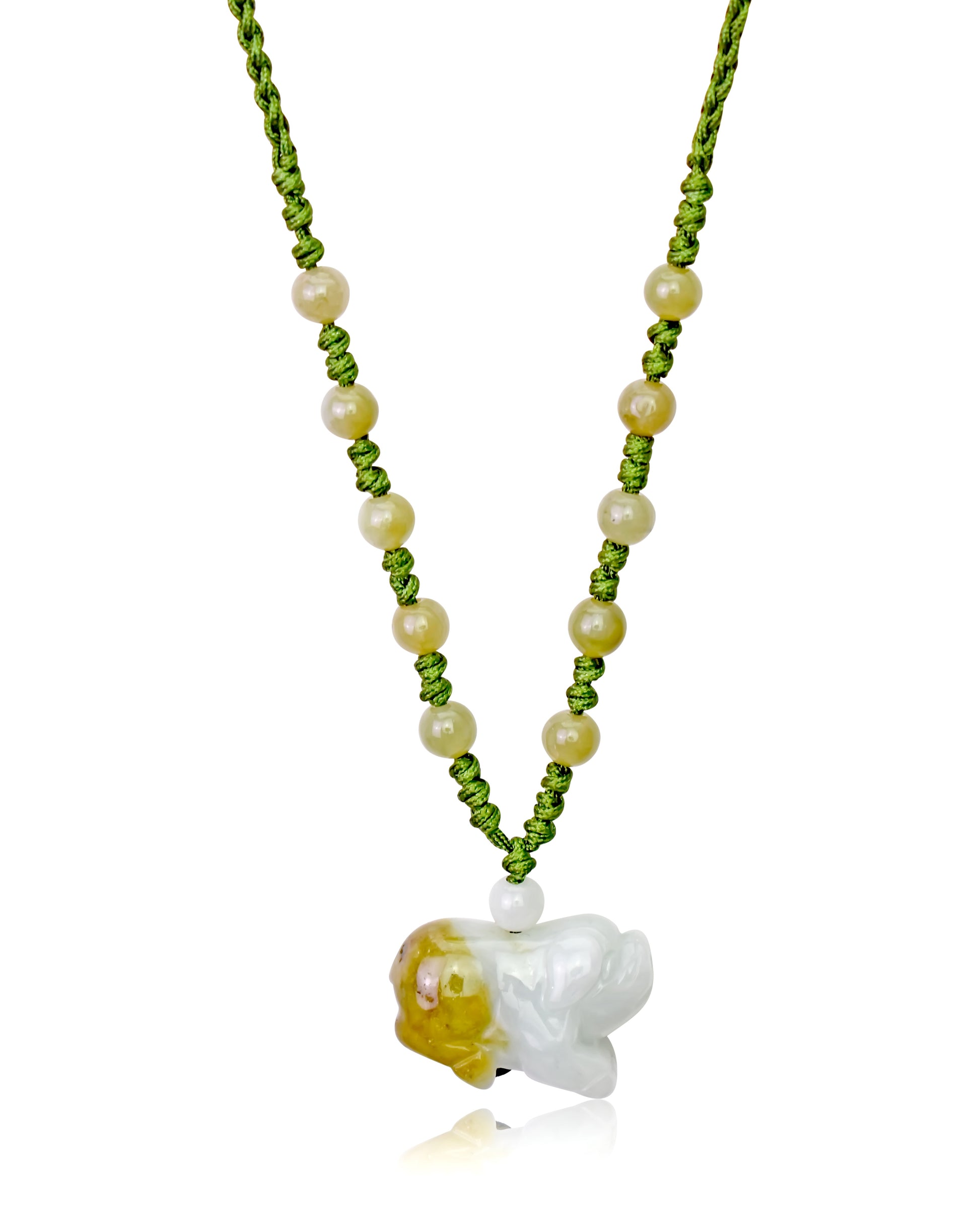 Show Off Your Boar Pride with a Handmade Jade Necklace