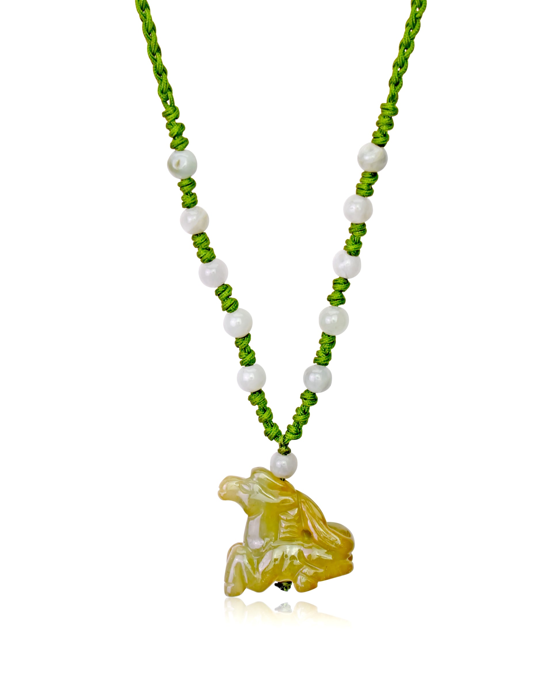 A Unique and Personal Gift: Horse Chinese Zodiac Jade Necklace