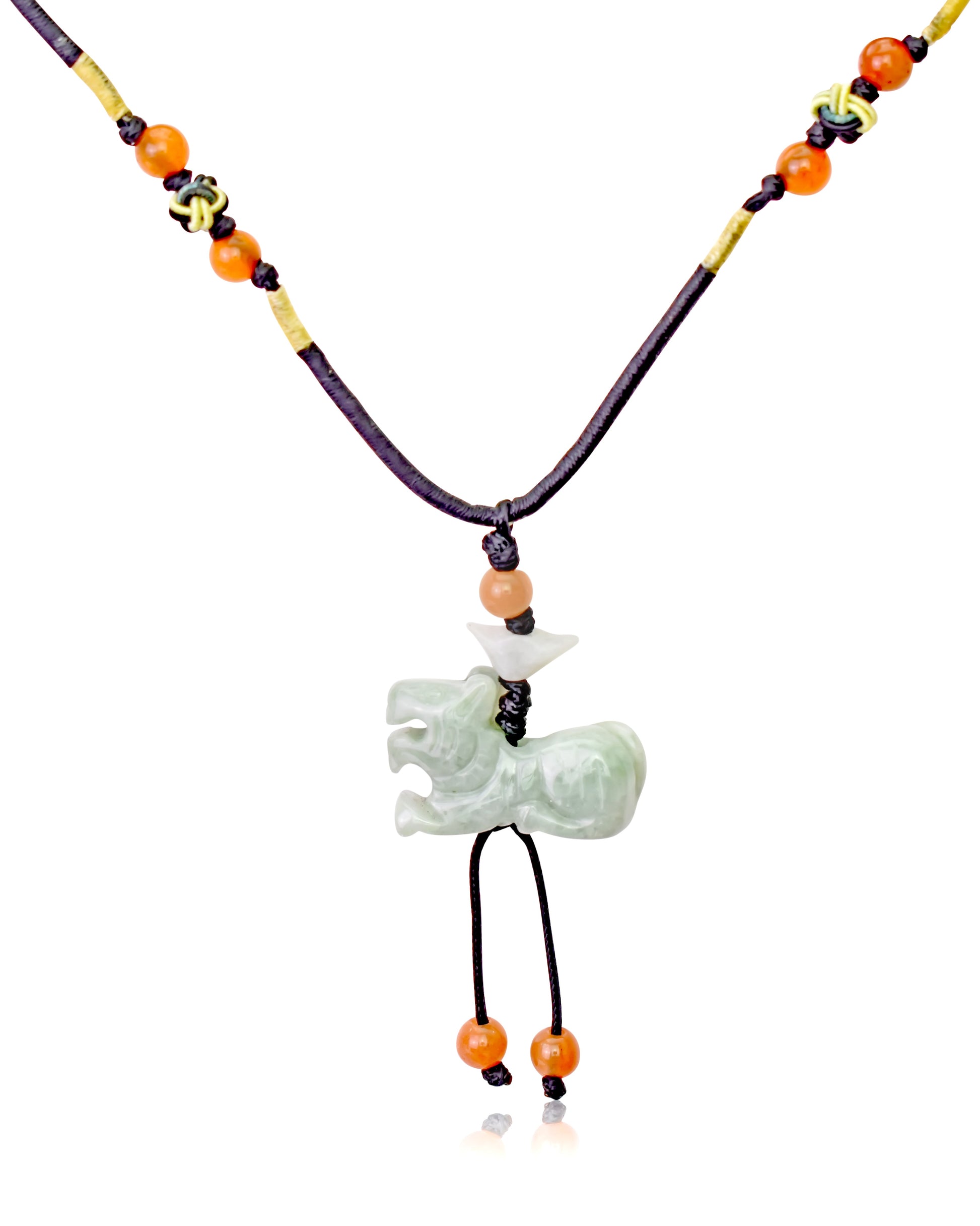 Get Your Symbol of Strength: The Tiger Chinese Zodiac Jade Necklace
