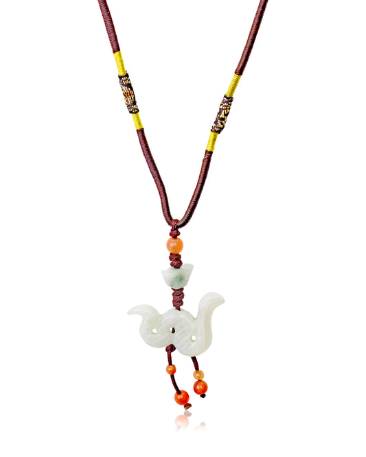 Accessorize with the Elegance of the Snake Zodiac Jade Necklace