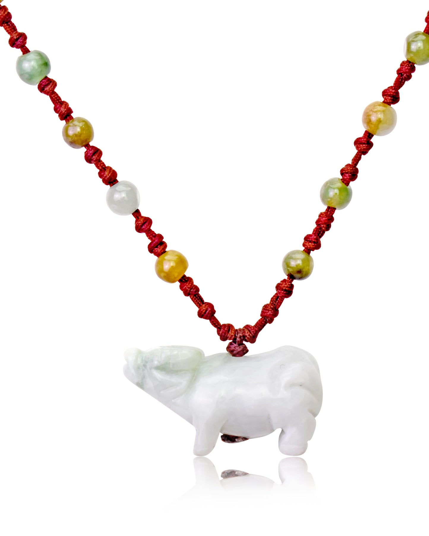 A Unique and Personal Gift: Ox Zodiac Handmade Jade Necklace