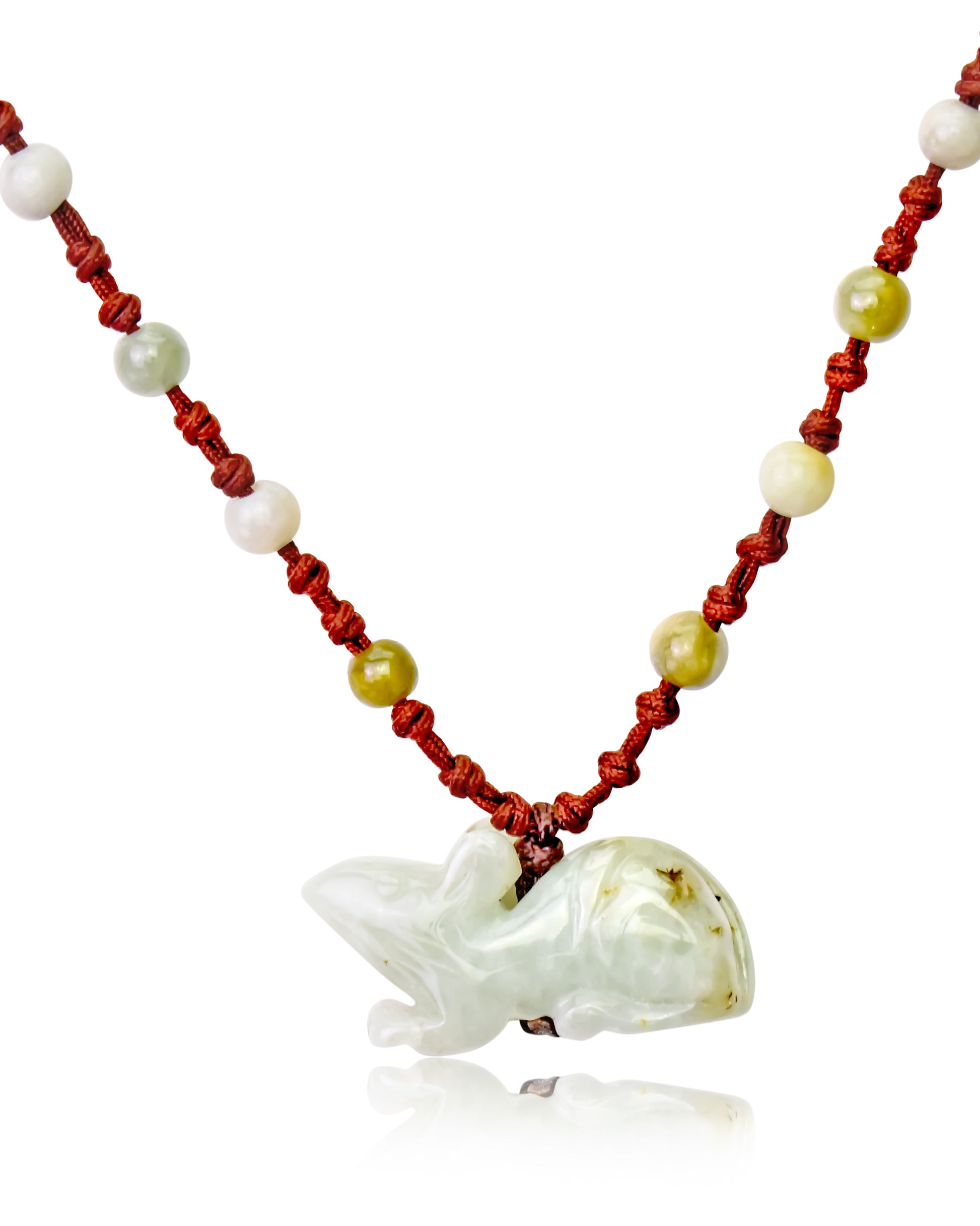 A Unique and Personal Gift: Rat Chinese Zodiac Handmade Jade Necklace