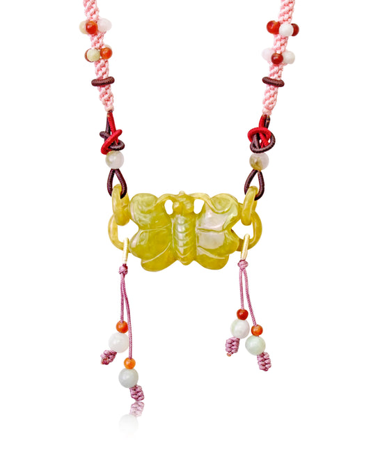 Get Ready to Turn Heads with the Butterfly Jade Necklace