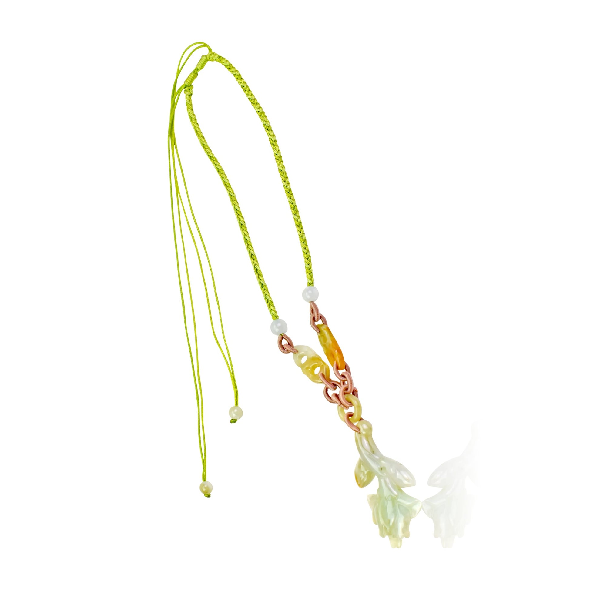 Show Your Strength and Resilience with a Protea Flower Necklace made with Lime Cord