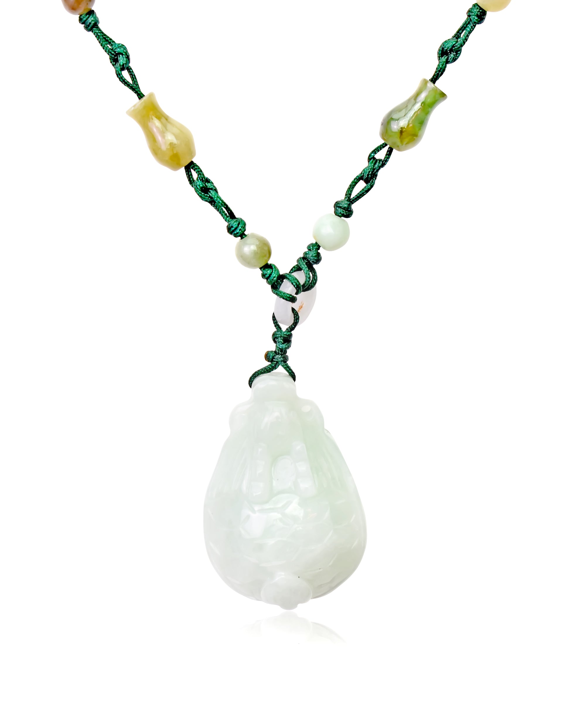 Enhance Your Life with a Dragon in Turtle Shell Jade Necklace