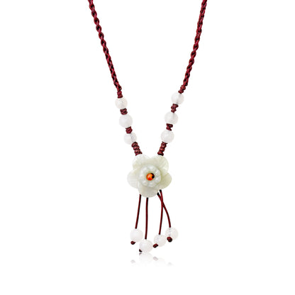 Dainty Flower Necklace that Bloom With Joy for a Magical Birthday Gift for Her