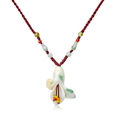 Delicate calla lily pendant a statement necklace floral symbolizing purity, and perfect birthday gift