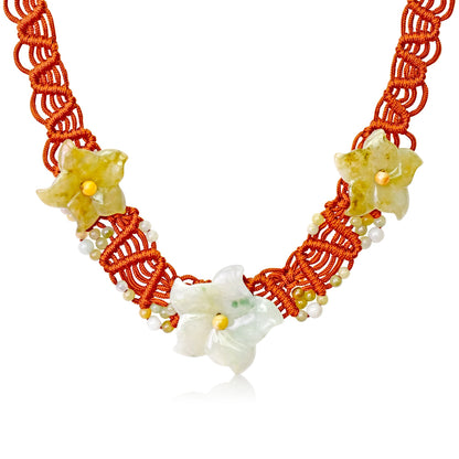 Delicate columbine flower white a floral choker necklace a heartfelt anniversary gift celebrating love and connection