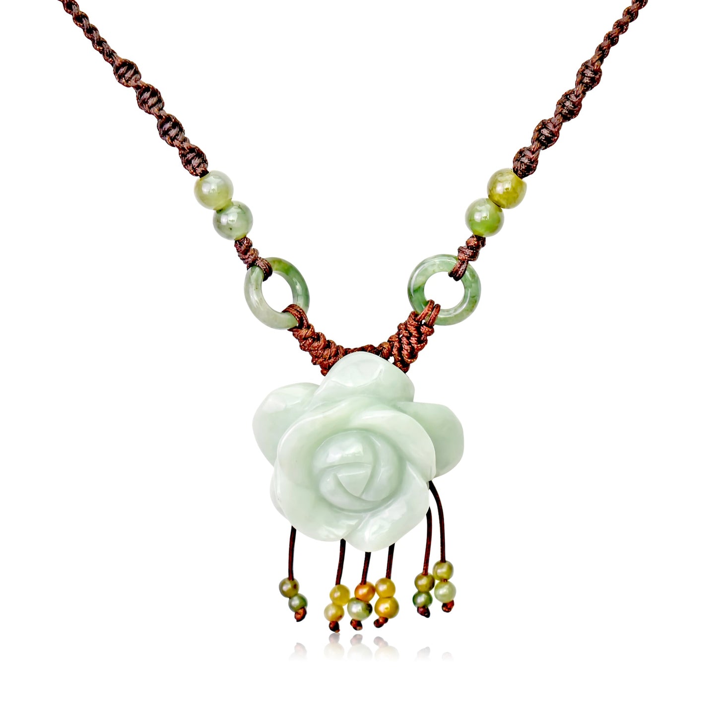 Delicate flower with necklace rose flower to show your love on Valentine’s Day
