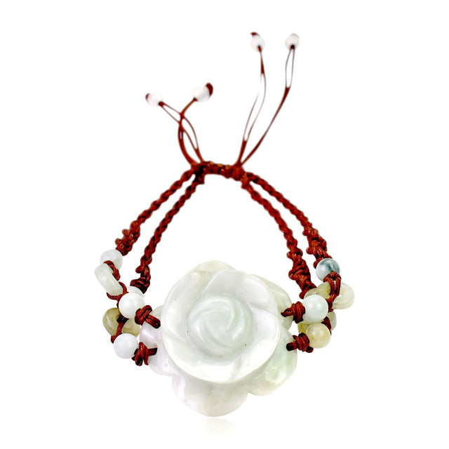 Delicate women flower bracelet rose bead bracelet perfect gift for Mother’s Day or Valentine’s Day