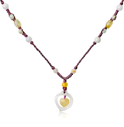 Double Heart Pendant Necklace for Women 2 Hearts Necklace for Anniversaries 
