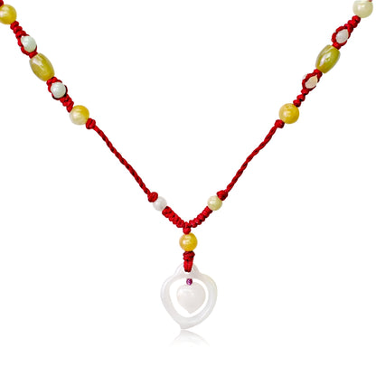 Double heart pendant necklace a meaningful birthday gift for friends