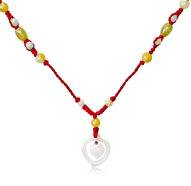 Double heart pendant necklace a meaningful birthday gift for friends