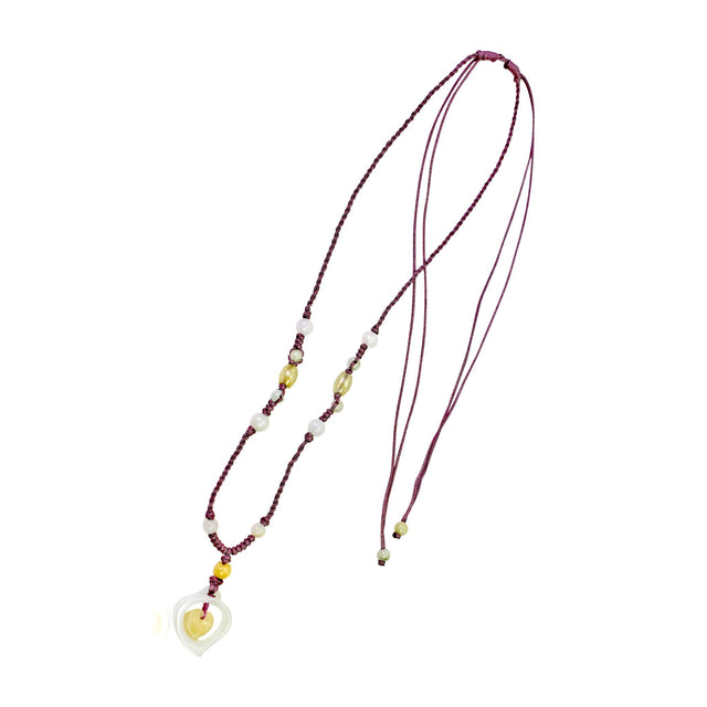 Double heart pendant necklace a meaningful jade gift for birthdays