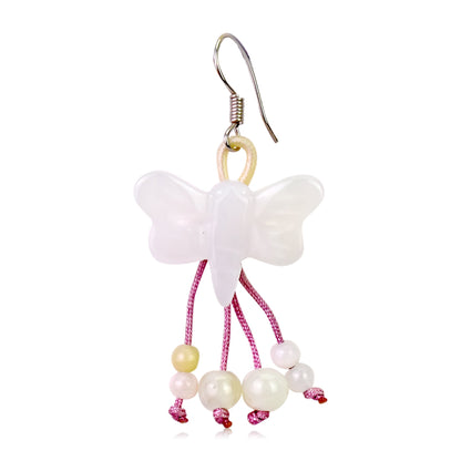 Dragonfly Jewelry Gift Valentine’s Day Jade Nurtures Serenity and the Dragonfly Brings New Beginnings