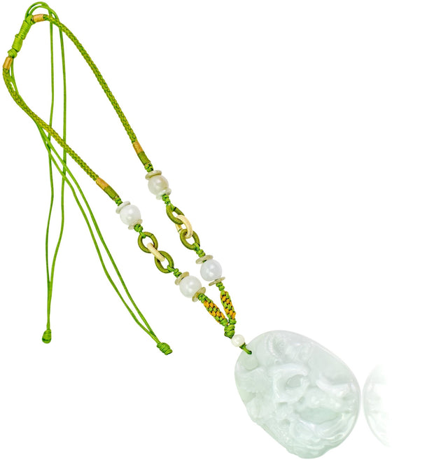 Eagle Medallion Necklace for Dad Mens Jade Pendant Meaningful Gift for Anniversary