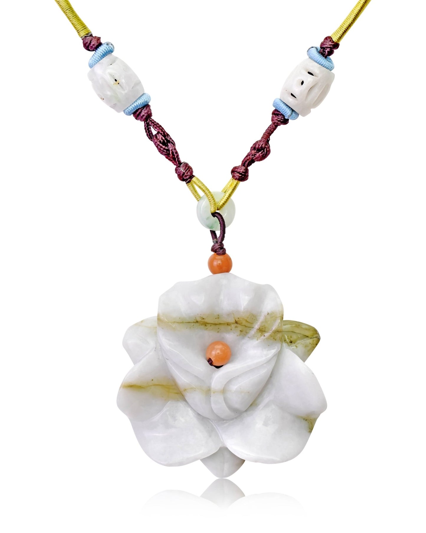 Elegant orchid pendant for a heartfelt February birthday gift