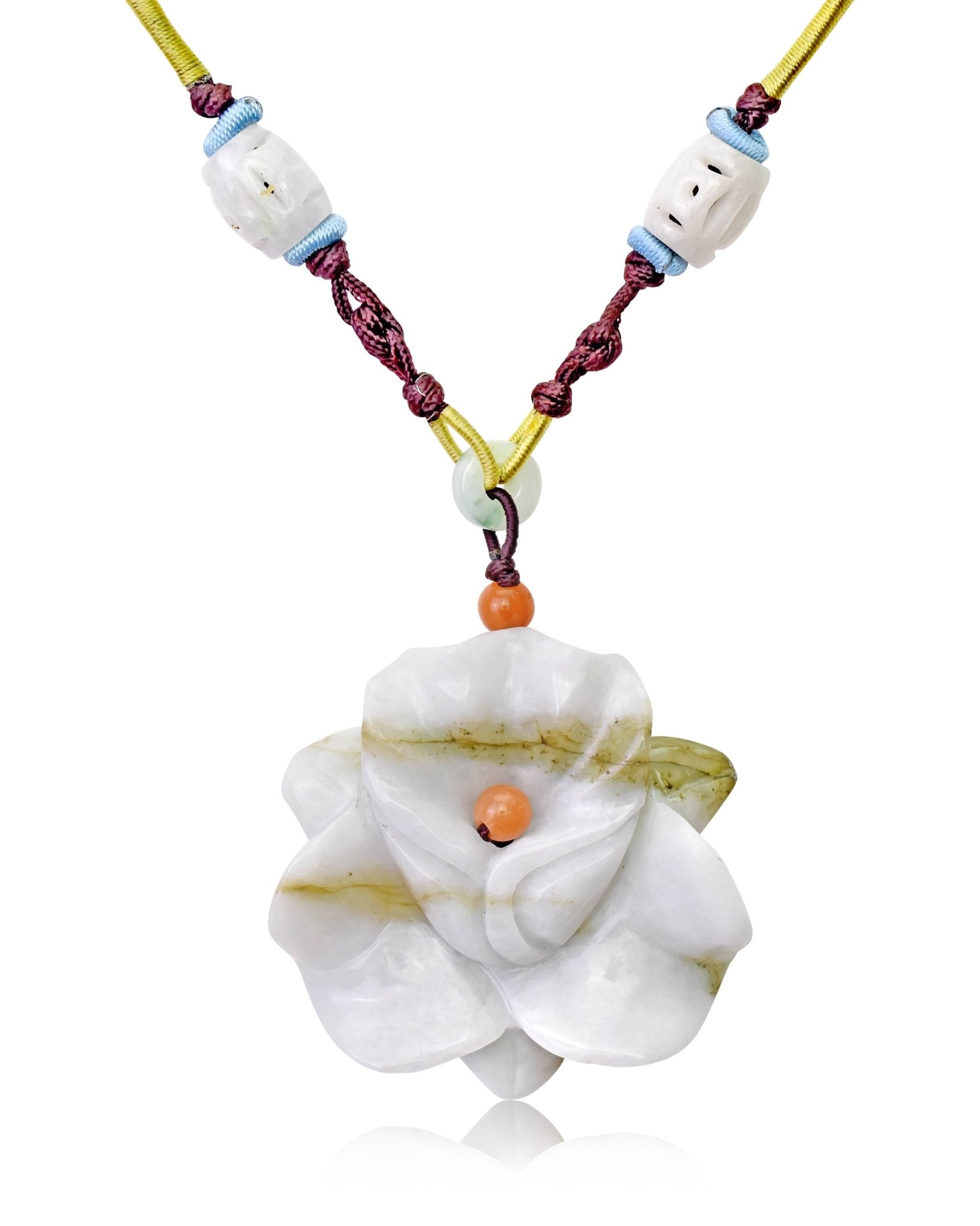 Elegant orchid pendant for a heartfelt February birthday gift