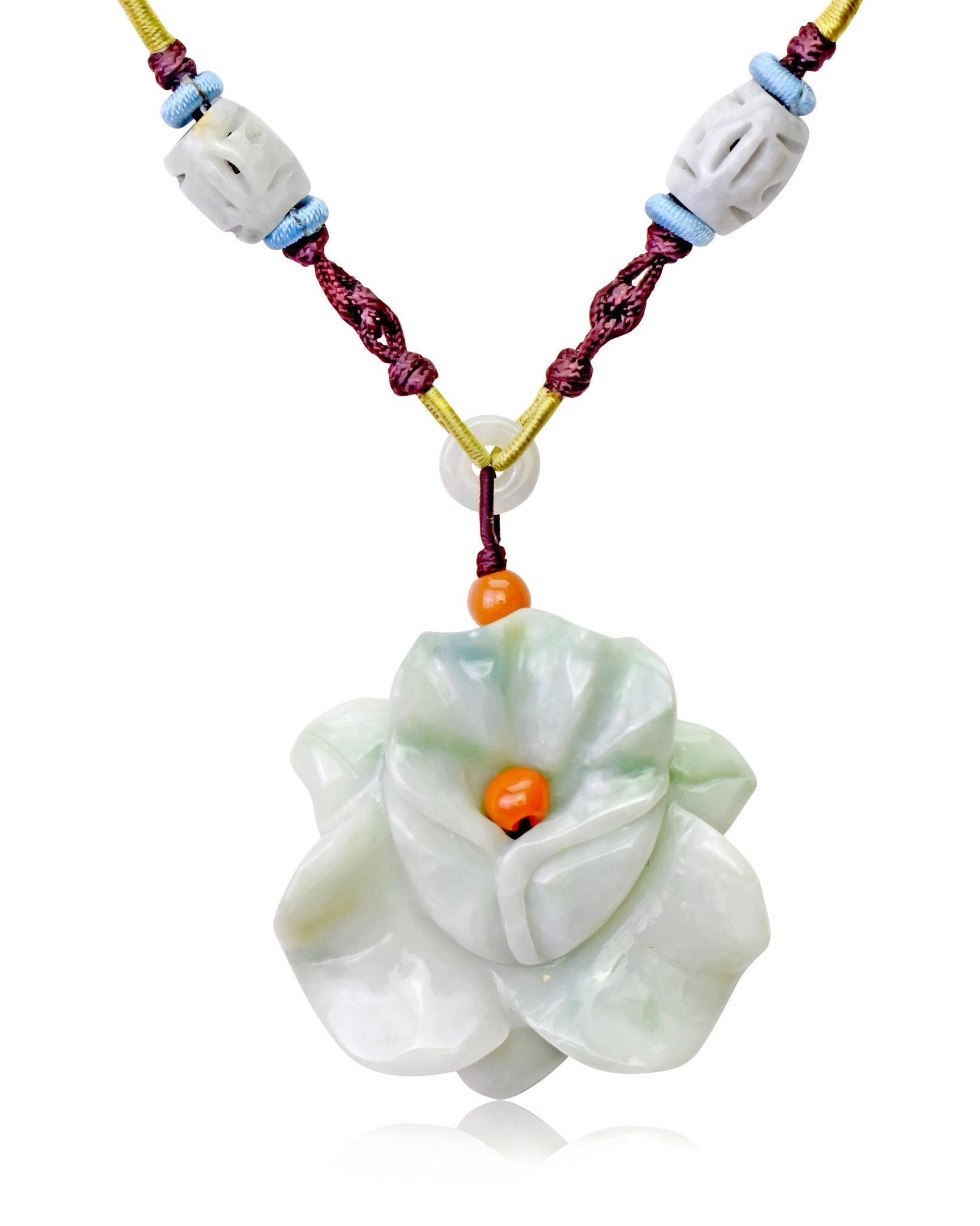 Elegant orchid pendant for a meaningful February birthday gift
