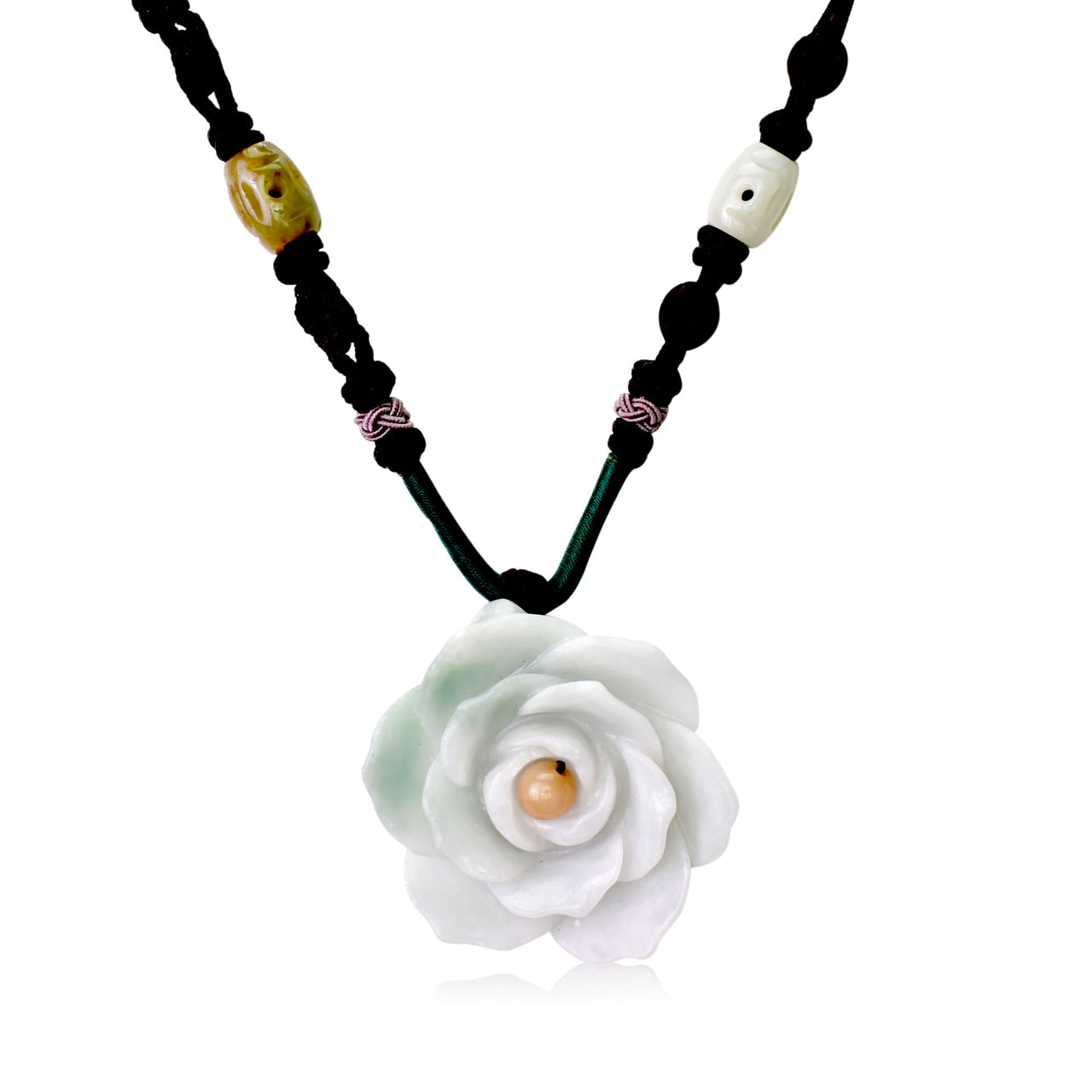 Enchanted rose necklace for a birthday full of wonder and love
