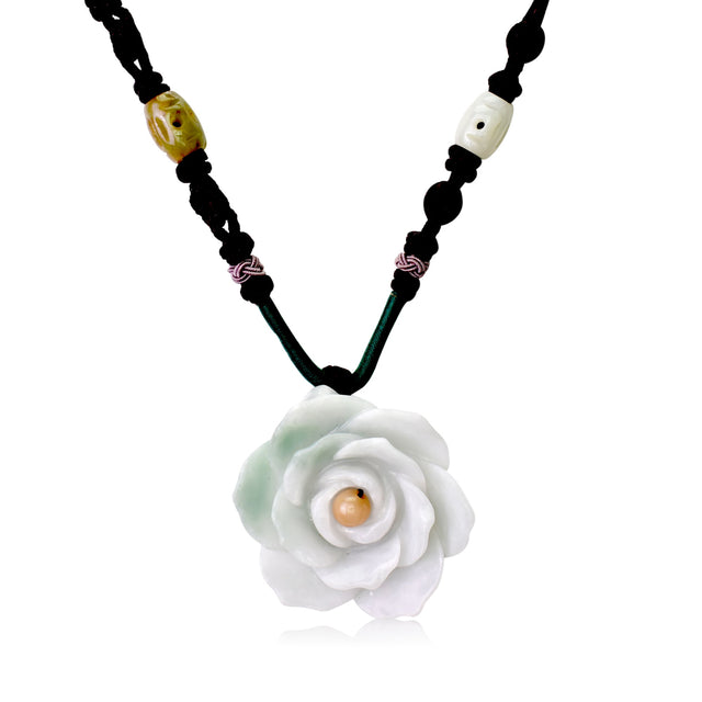 Enchanted rose necklace for a birthday full of wonder and love