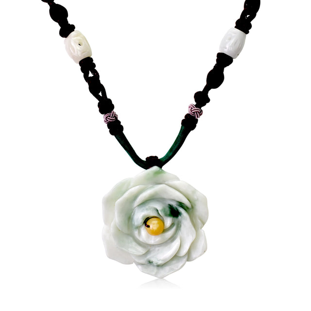 Enchanted rose necklace for a magical birthday gift for her