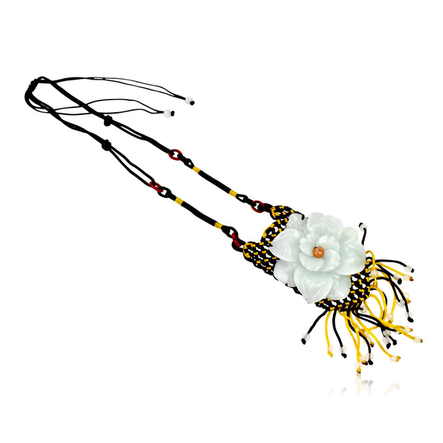 Eustoma flower a vintage floral necklace for women a heartfelt birthday gift to bring good luck and lifelong harmony