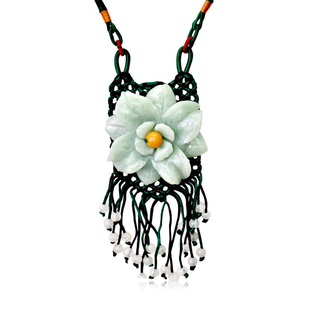 Eustomas a Vintage floral necklace for women a perfect holiday or Mother's Day gift for a touch of grace and love