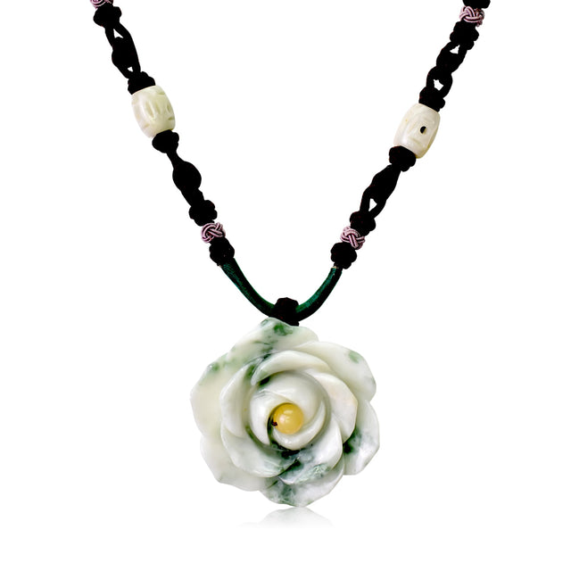 Fairy tale enchanted rose necklace for special women in your life