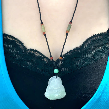 Father Jade Buddha Necklace Gift for Father’s Day or Anniversary Jade's Grounding Energy Meets Buddha’s Peaceful Presence
