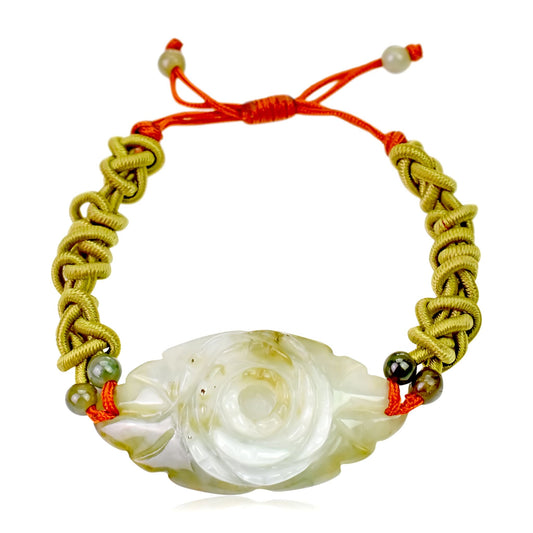 Floral-inspired Gift Handcrafted Flower Charm Bracelet for Anniversary or Valentine’s Gift Full of Love 
