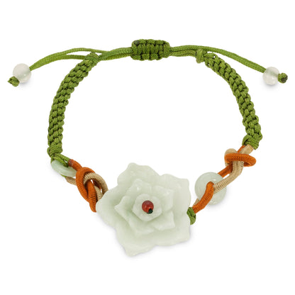 Floral Design Bracelet with Centaurea Flower Perfect Gift for Women Centaurea for Valentine's Day Gift