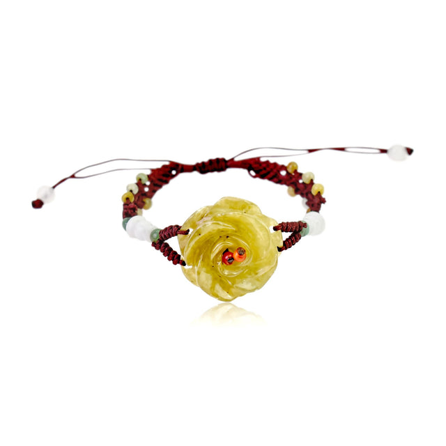 Floral rose flower bracelet perfect handmade gift for women