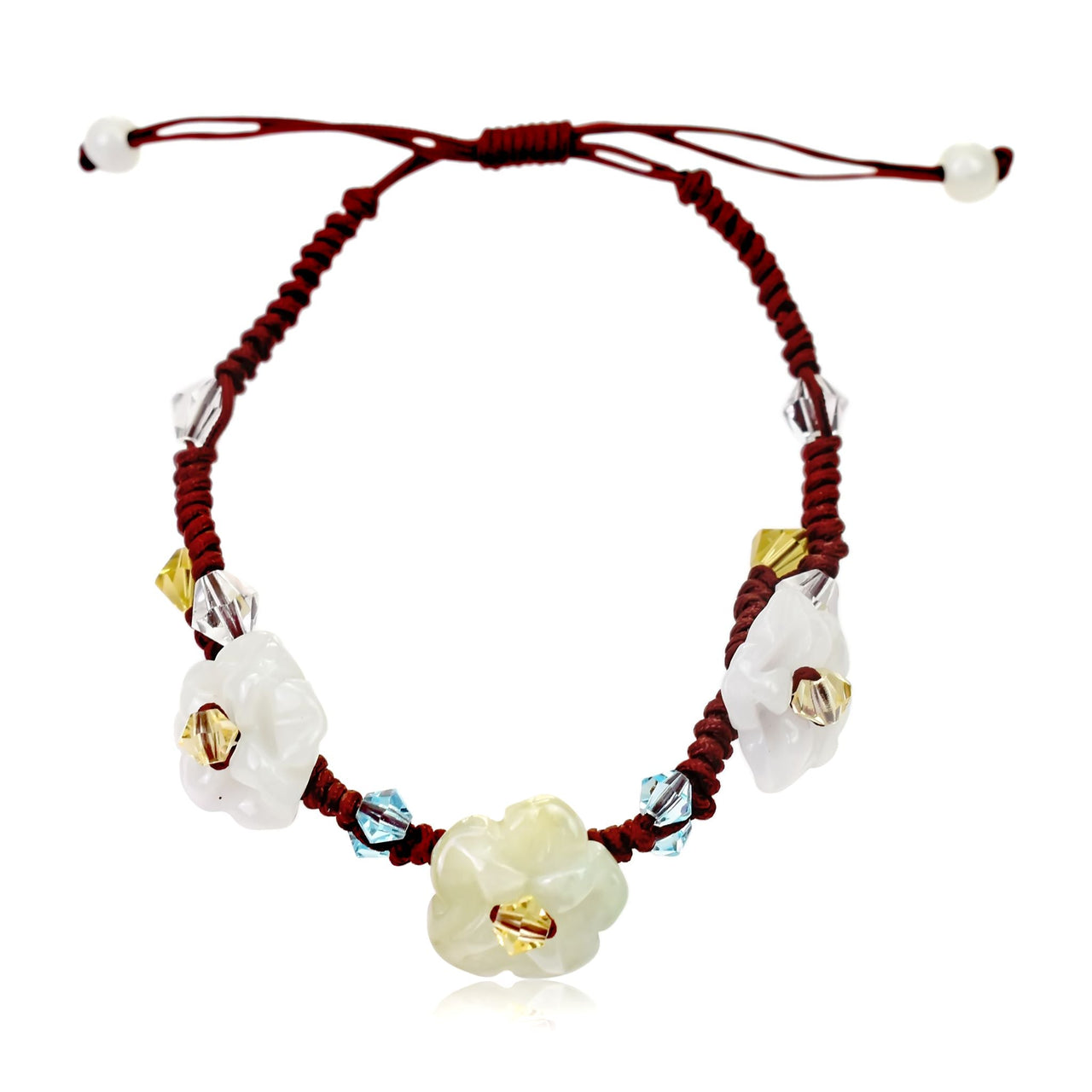 Flower Pimpernel Real Flower Bracelet an Unforgettable Gift for Wife on Anniversary or Valentine’s Day