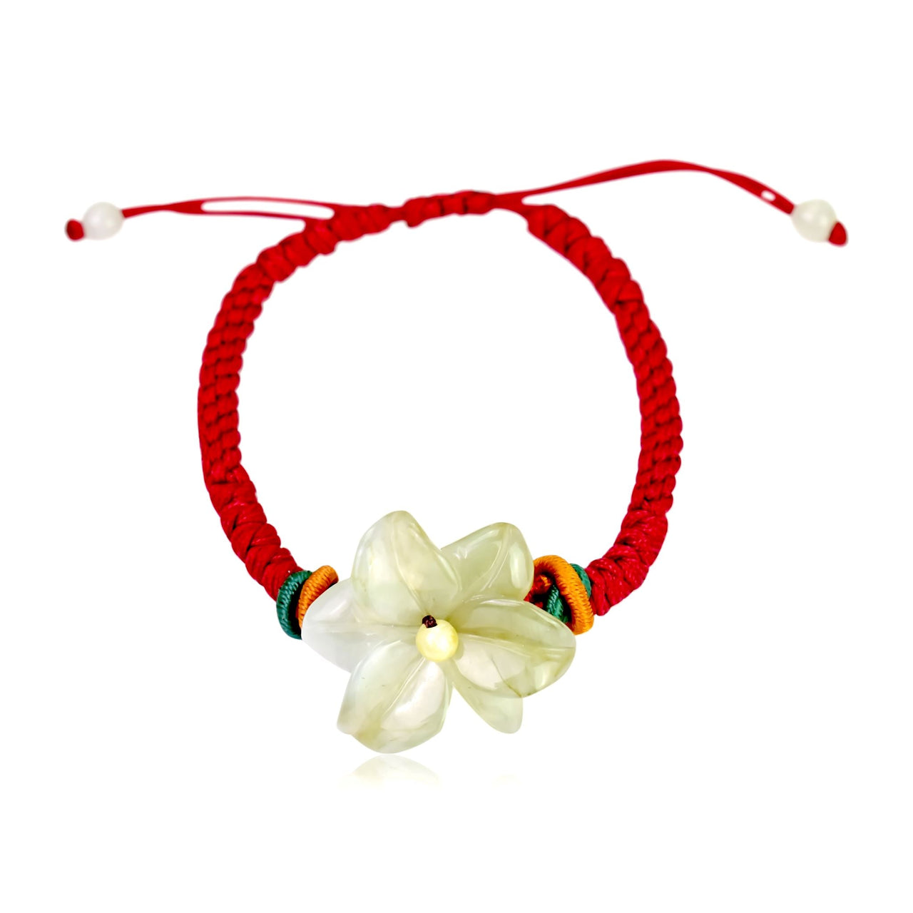 Flower Shaped Bracelet for Women Inspired by Star gazers Flower for Mother's Day Combines botanical beauty with the nurturing energy of jade