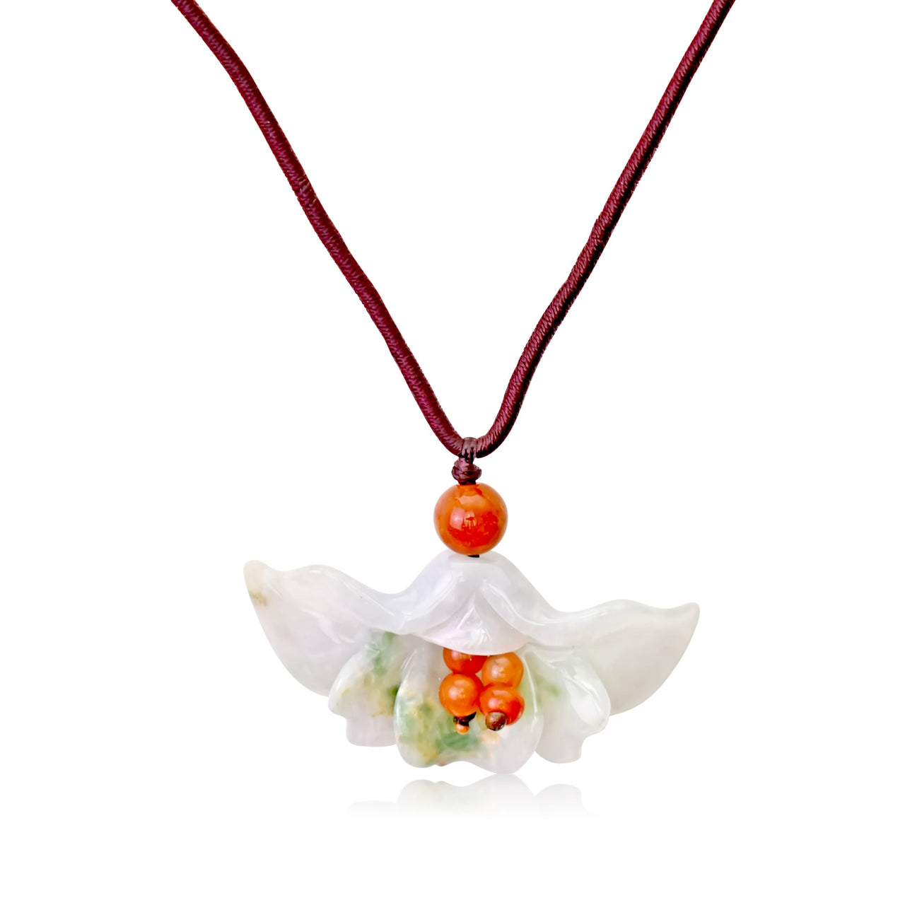 Flower fan a flower stone necklace for women a meaningful anniversary gift blending beauty and love 


