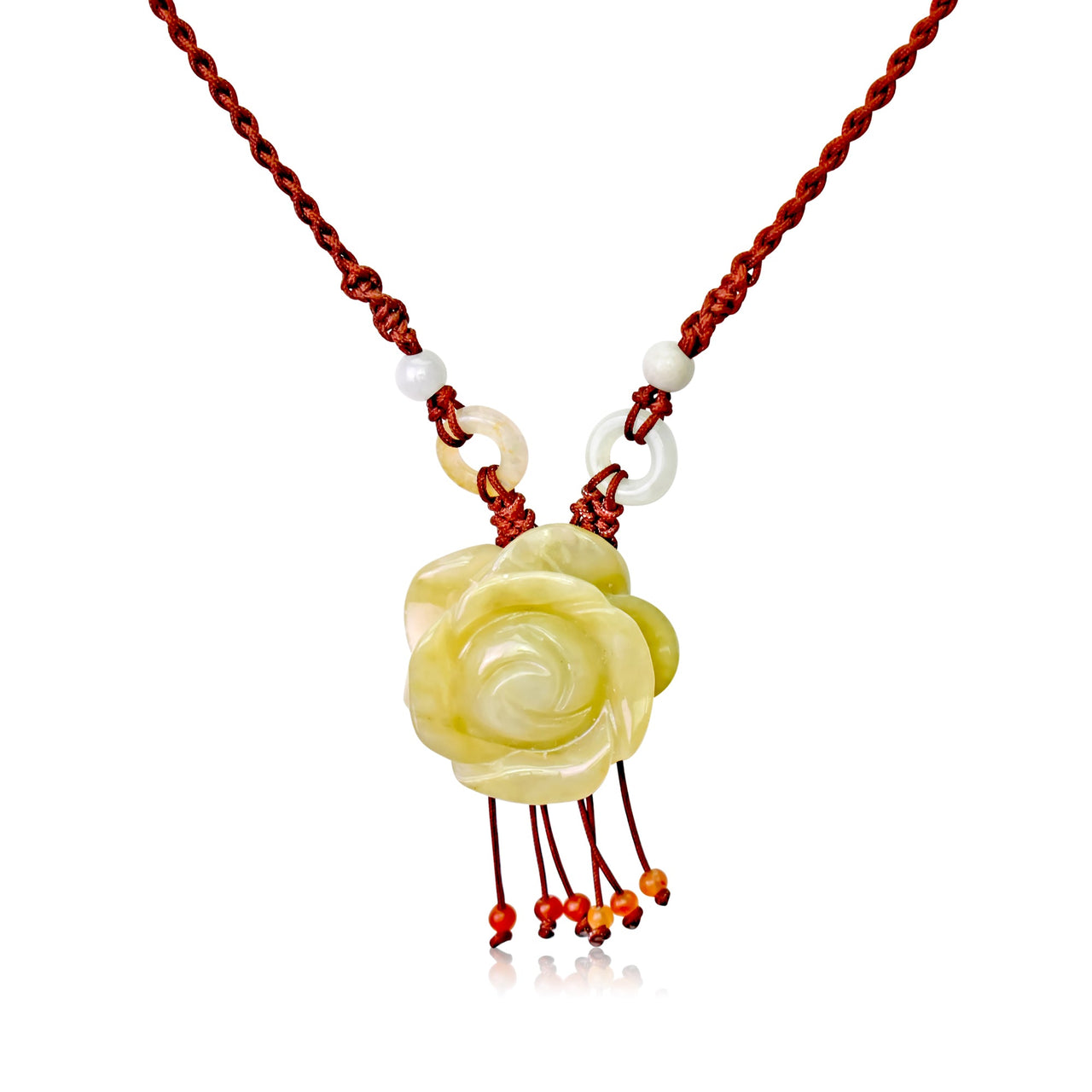 Flower with Necklace a romantic yellow rose necklace that blooms with meaning 