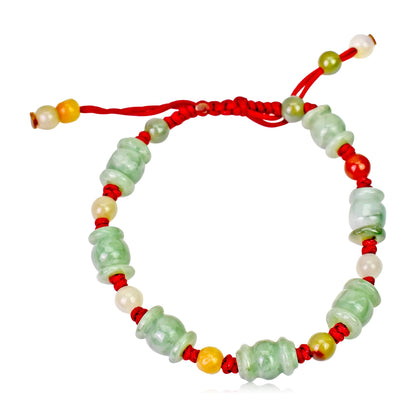Handcrafted Bracelet Bamboo for Unisex Bamboo Jewelry Inspired Jade Bracelet Green for Women or Men Valentine’s Day Gifts 