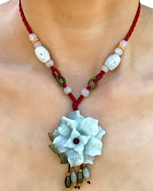 Handcrafted Necklace for Birth Month Flower Necklace for Women