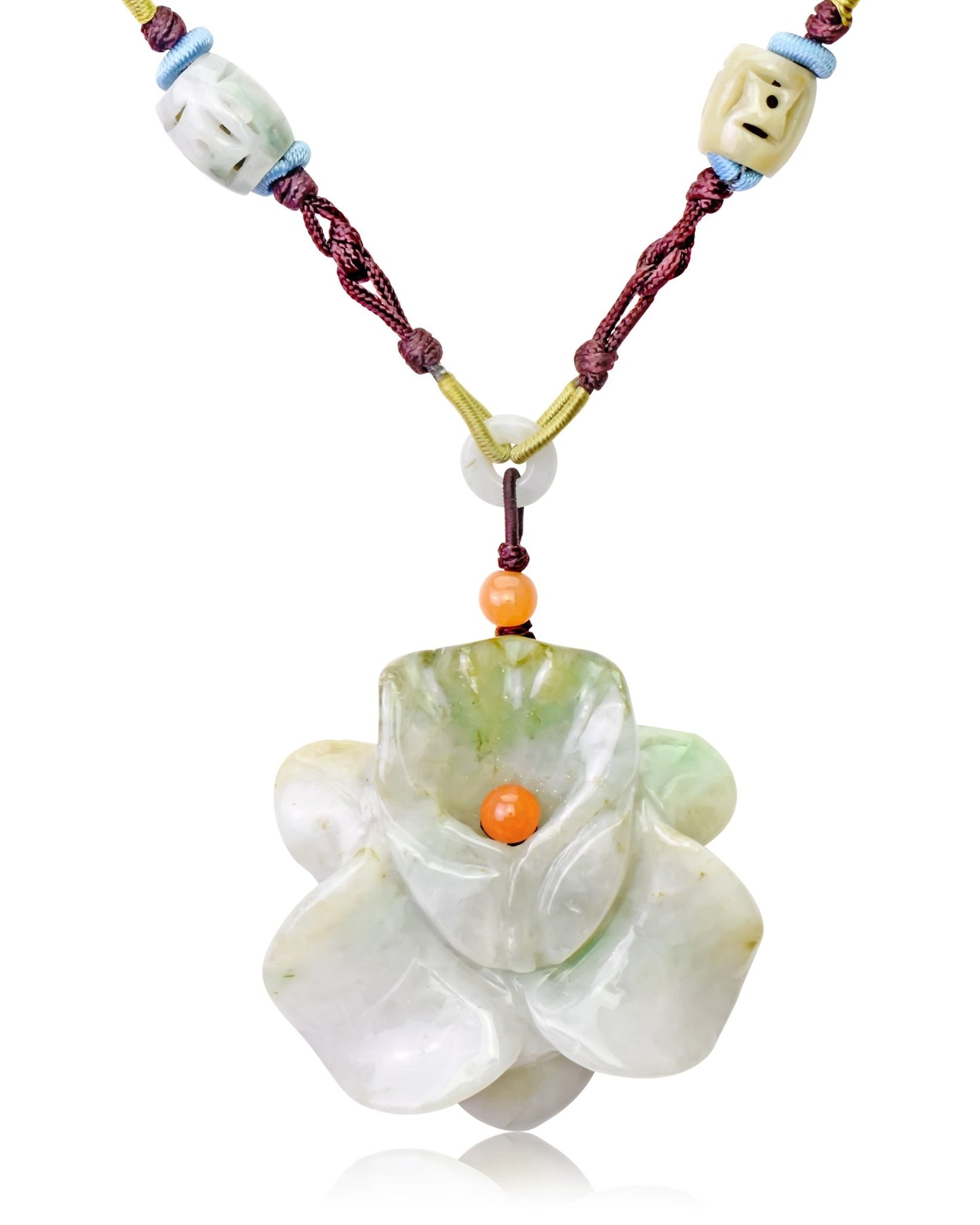 Handcrafted orchid pendant for women birthdays and anniversary