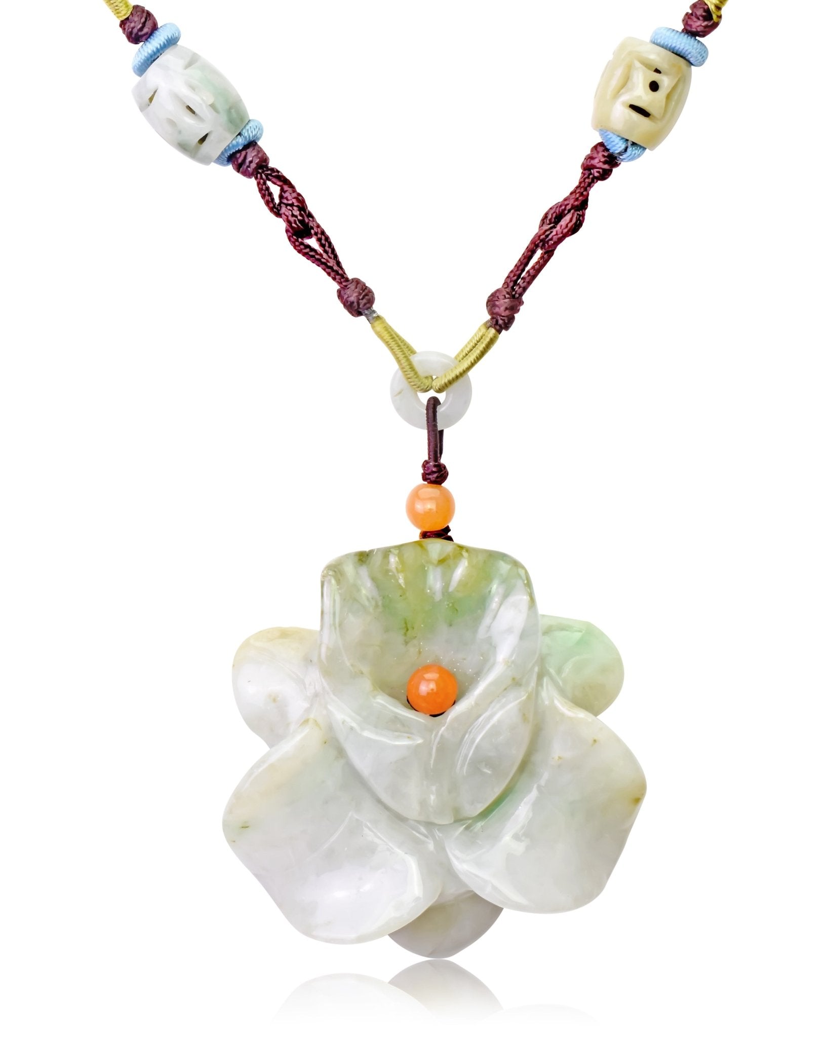 Handcrafted orchid pendant for women birthdays and anniversary